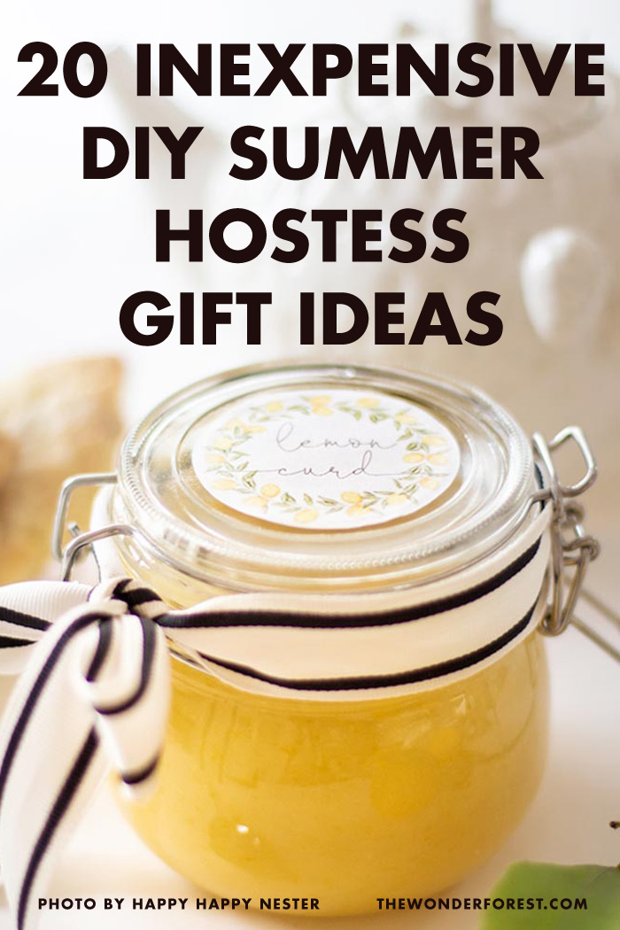 20 Inexpensive DIY Summer Hostess Gift Ideas