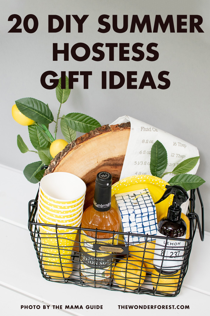 20 Inexpensive DIY Summer Hostess Gift Ideas