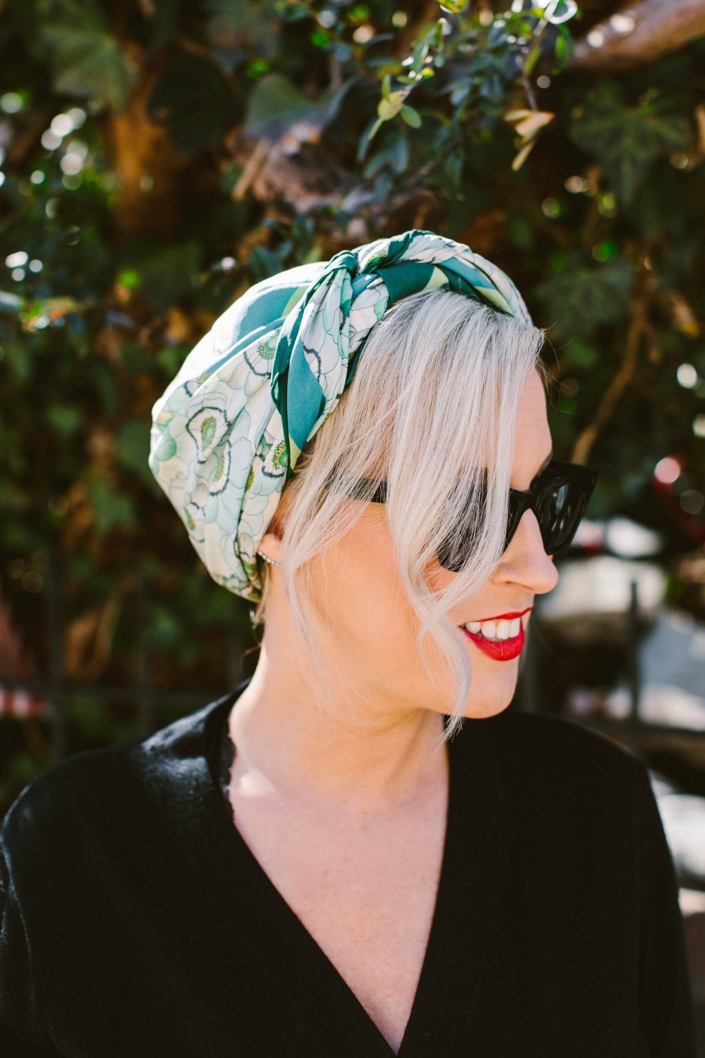 Easy Bandana  Scarf Hairstyles For Curly  Wavy  Curly Bun Mom