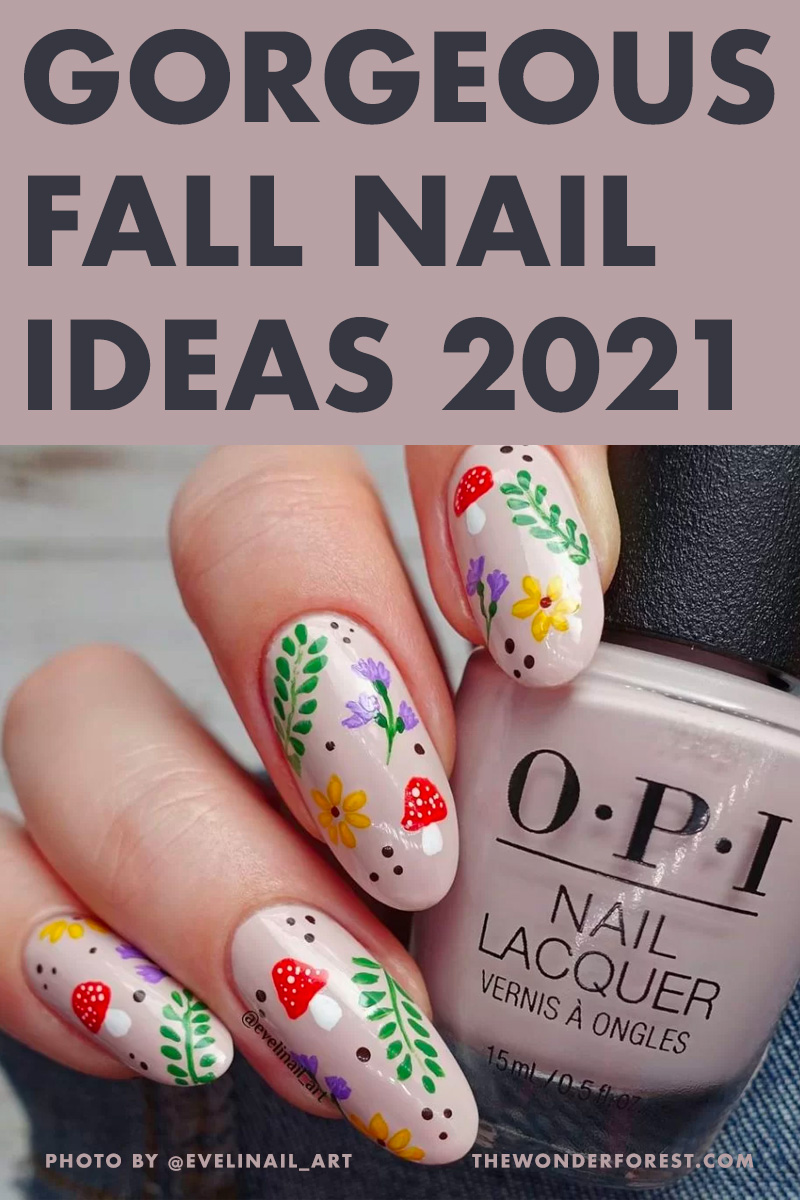 15 Best November Nail Art Ideas For Thanksgiving | Autumn Nail Designs