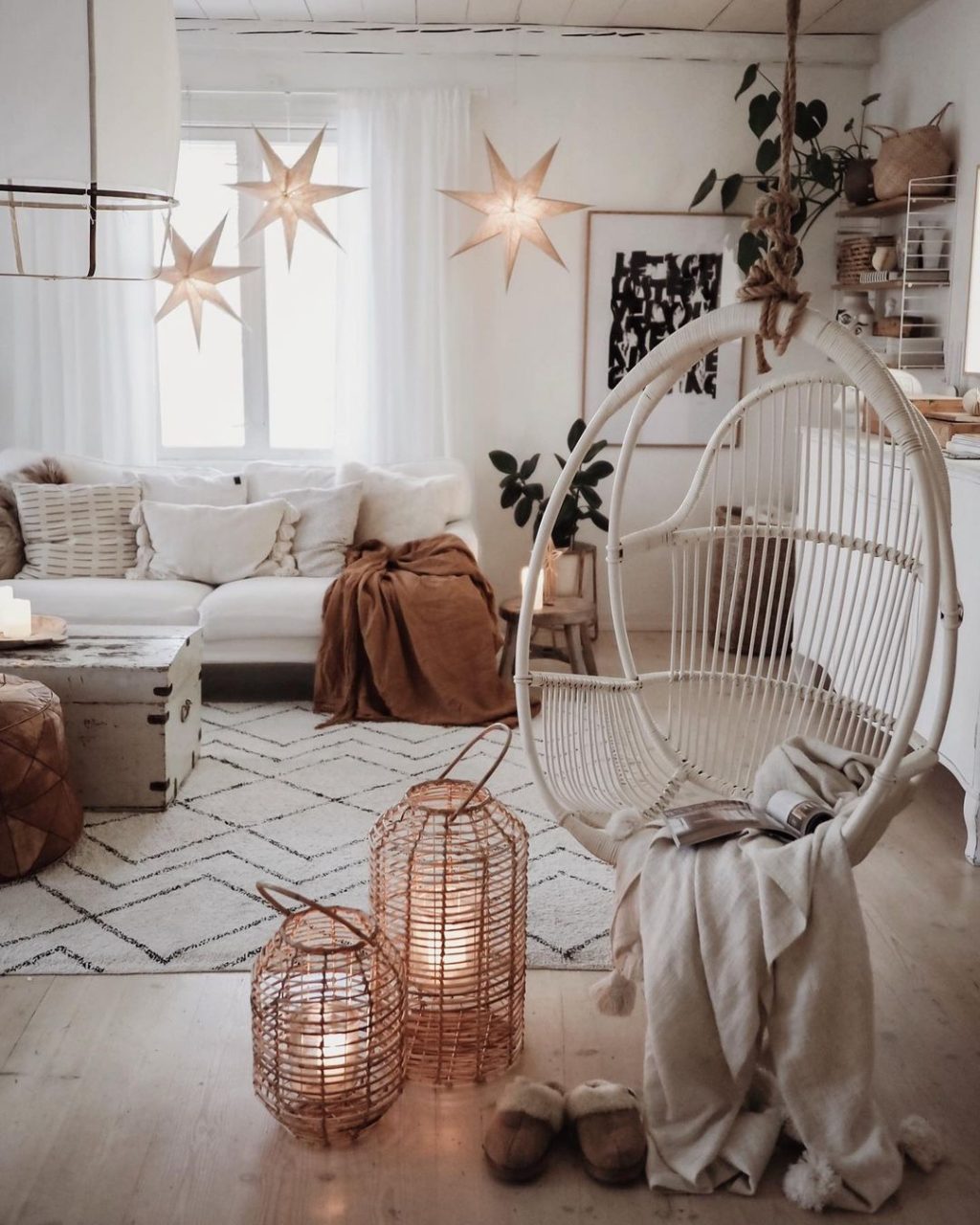 15 Cozy Boho Living Rooms You'll Love