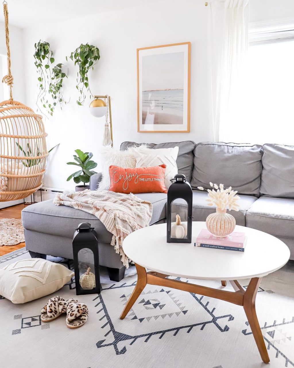 15 Cozy Boho Living Rooms You'll Love