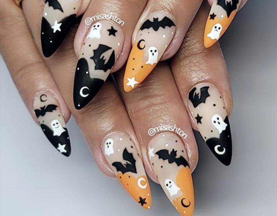5. Ghostly Graveyard Nails - wide 1