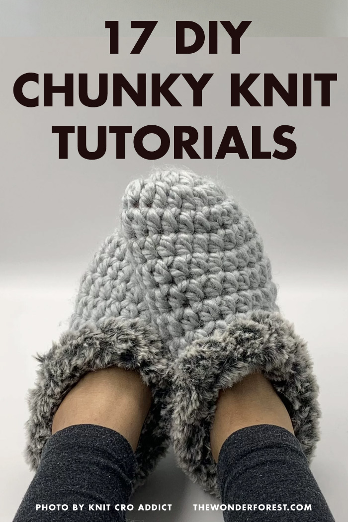 17 DIY Chunky Knit Tutorials and Projects