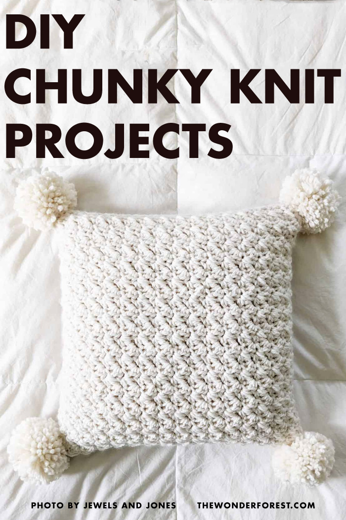 17 DIY Chunky Knit Tutorials and Projects