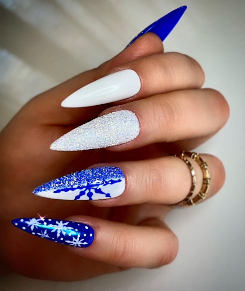 Easy Winter Nail Art - Spill the Beauty