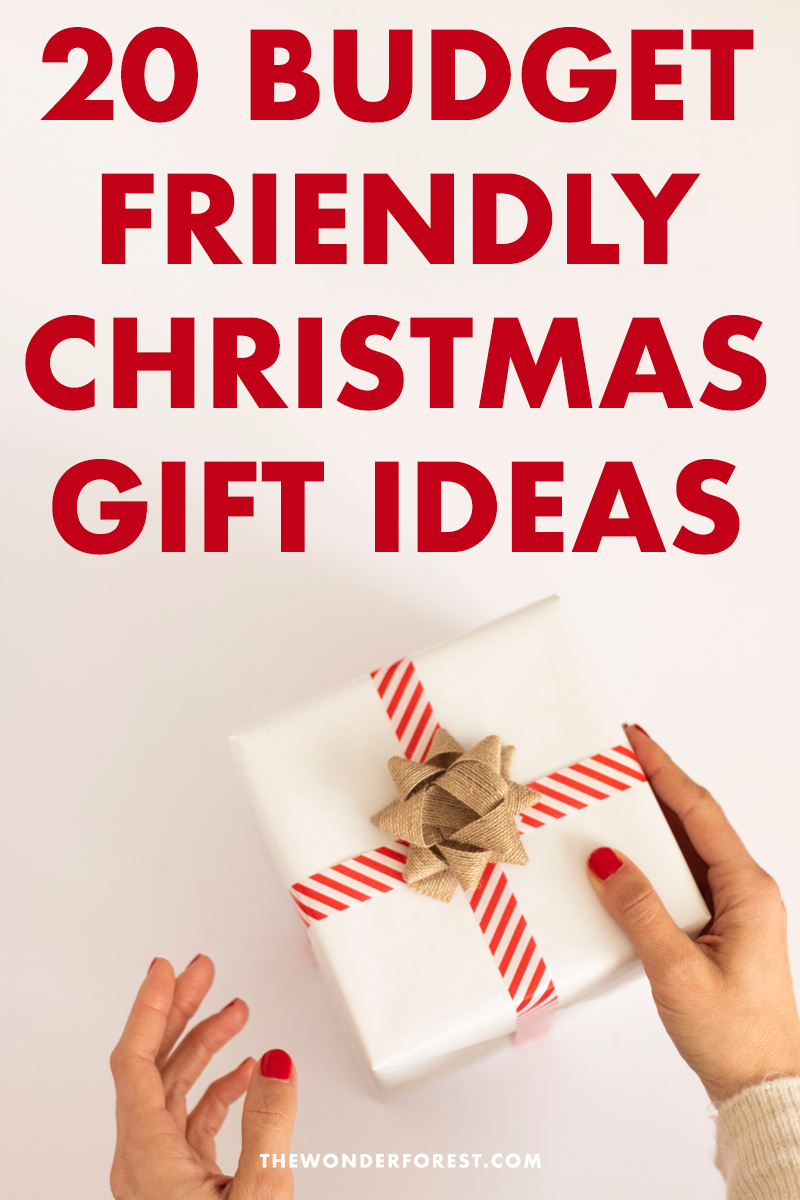 20 Budget Friendly Christmas Gift Ideas