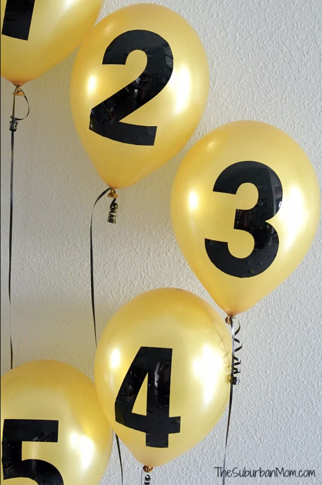 New Years Countdown Balloons
