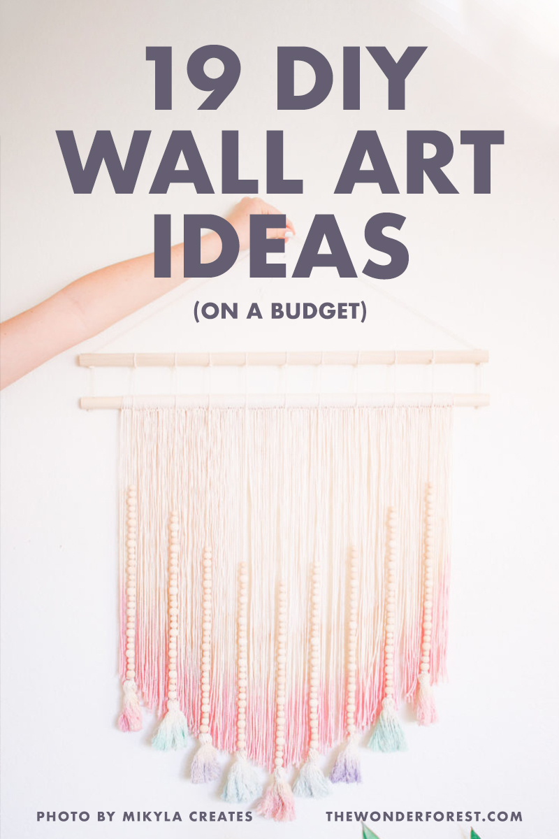 19 DIY Wall Art Ideas on a Budget