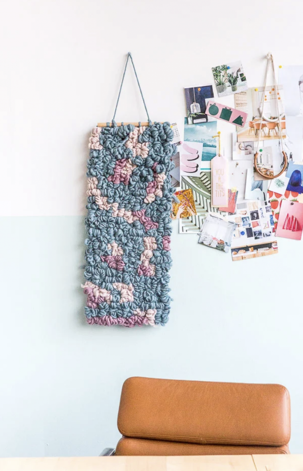 Latch Hook Wall Hanging DIY - A Beautiful Mess