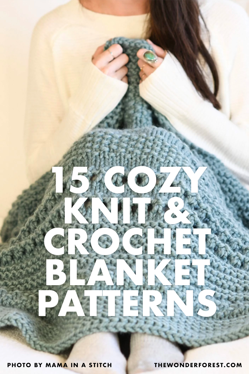 15 Cozy Knitting Blankets You Can Make this Season