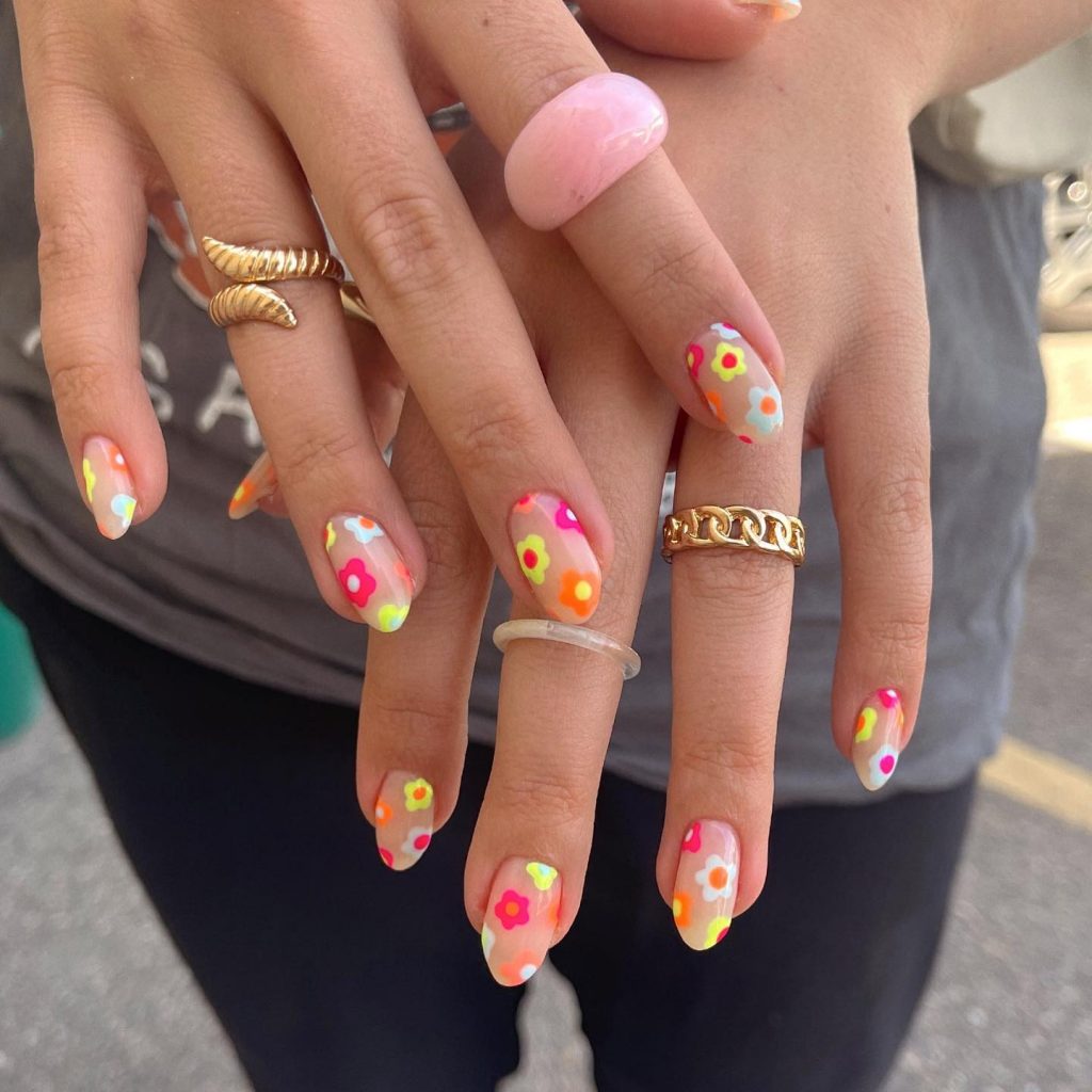 62 Most Trending Nail Art Designs For Short Nails – 2024 | Pink nail art  designs, Short nail designs, Cherry blossom nails