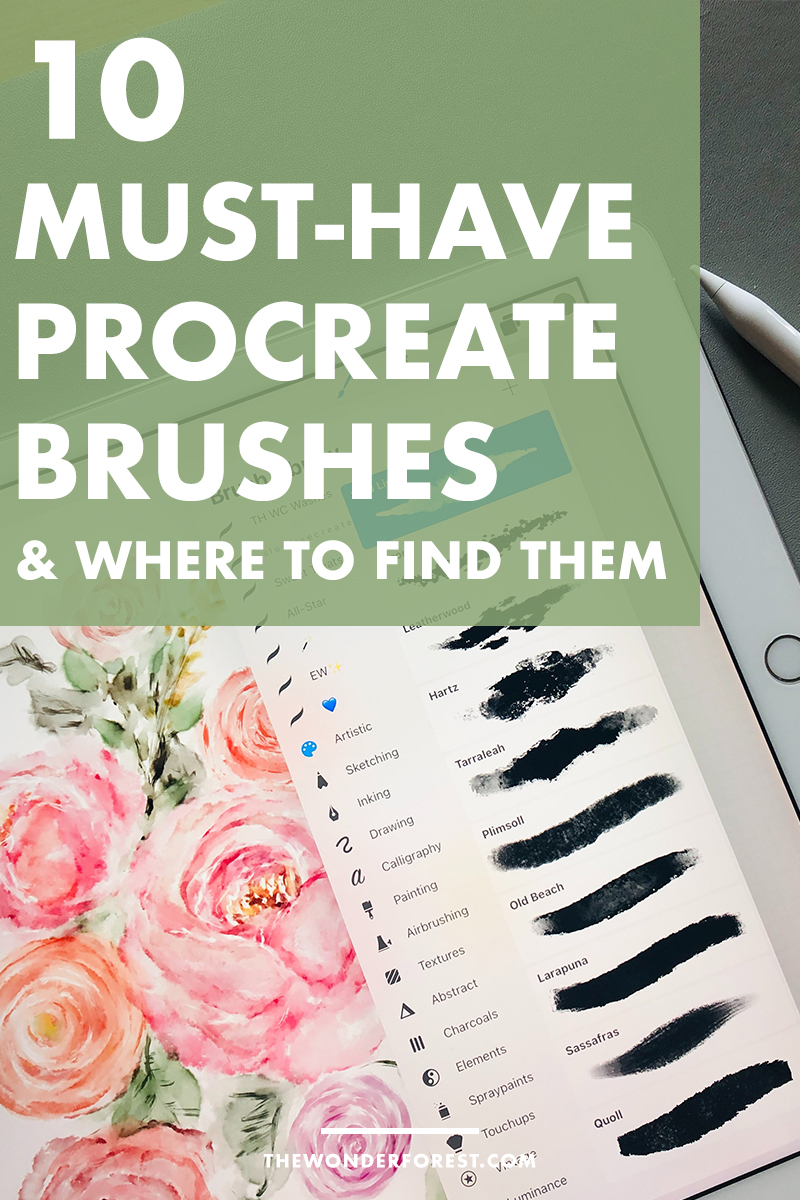 10 Must-Have Procreate Brushes and Where to Get Them