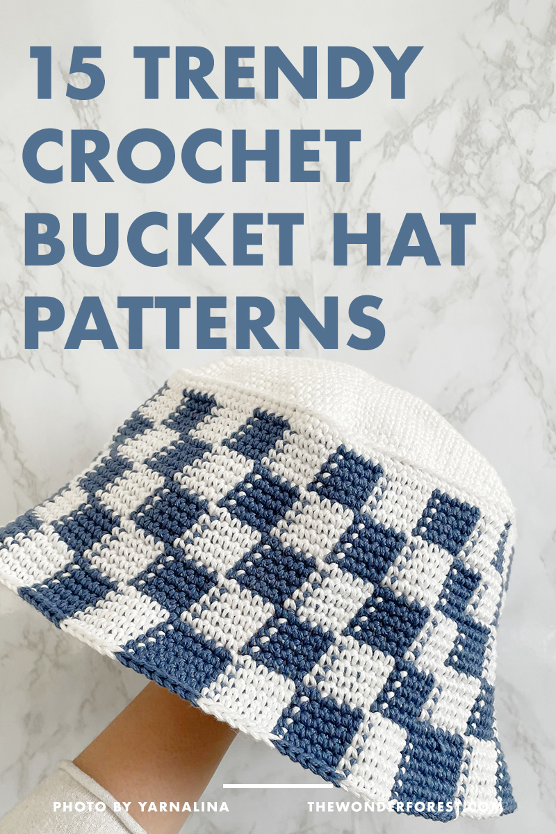 15 Trendy Crochet Bucket Hat Patterns