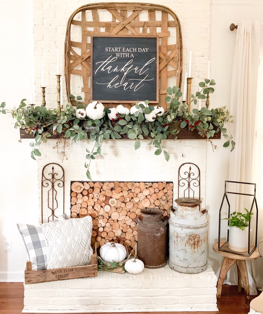 How To Decorate Your Mantel For Fall