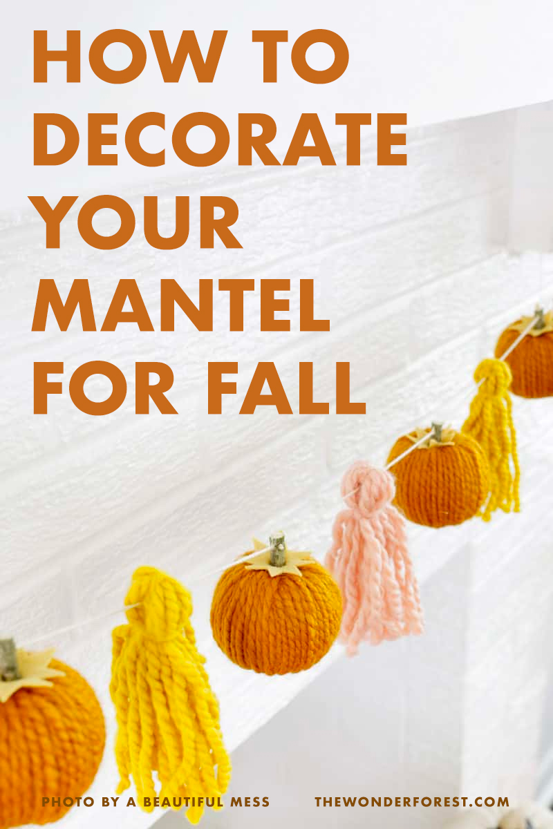 How To Decorate Your Mantel For Fall