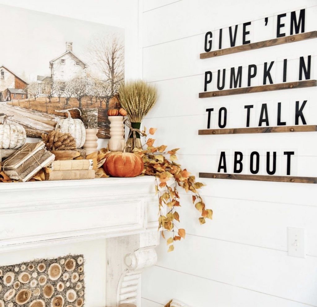 How To Decorate Your Mantel For Fall