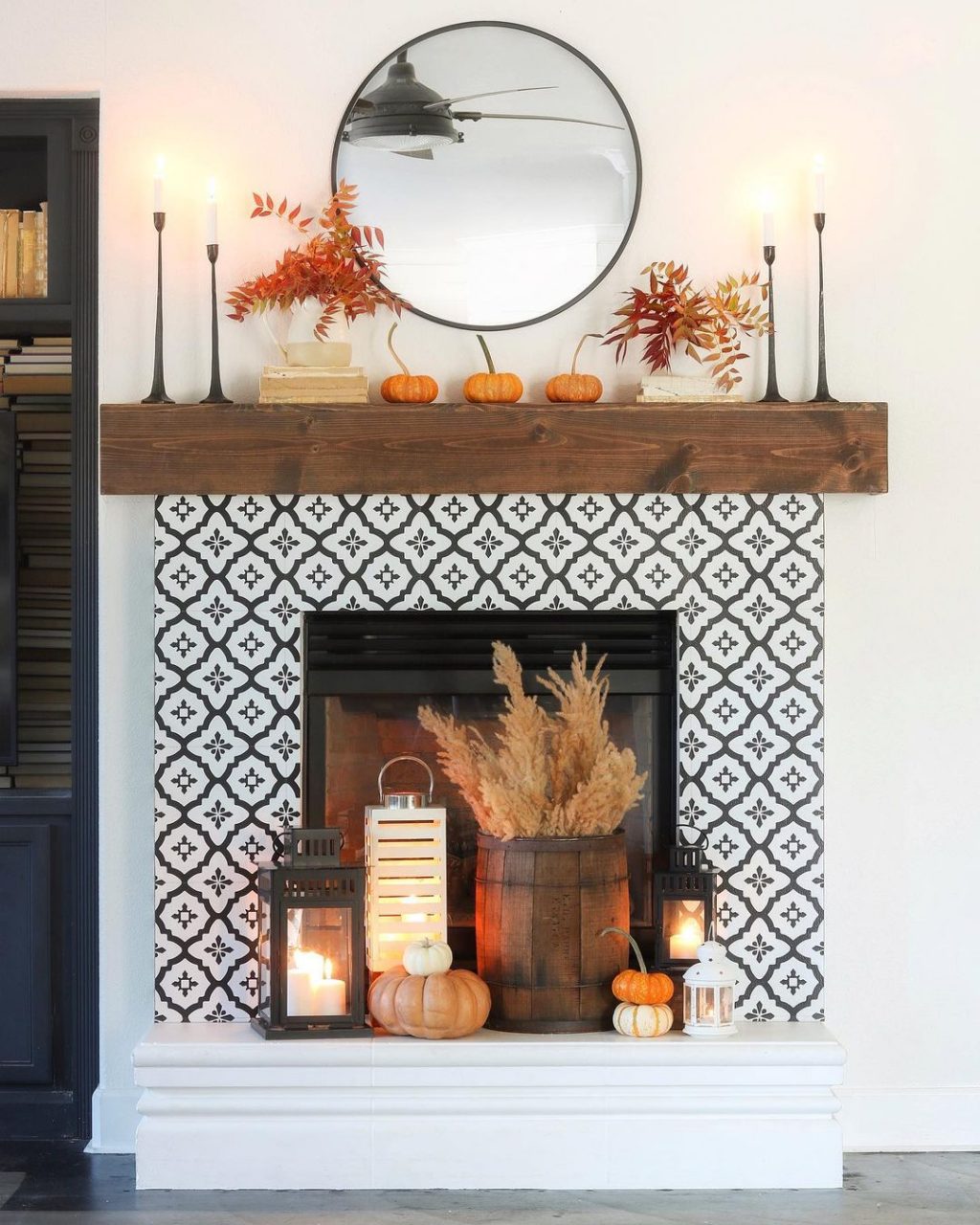 How To Decorate Your Mantel For Fall