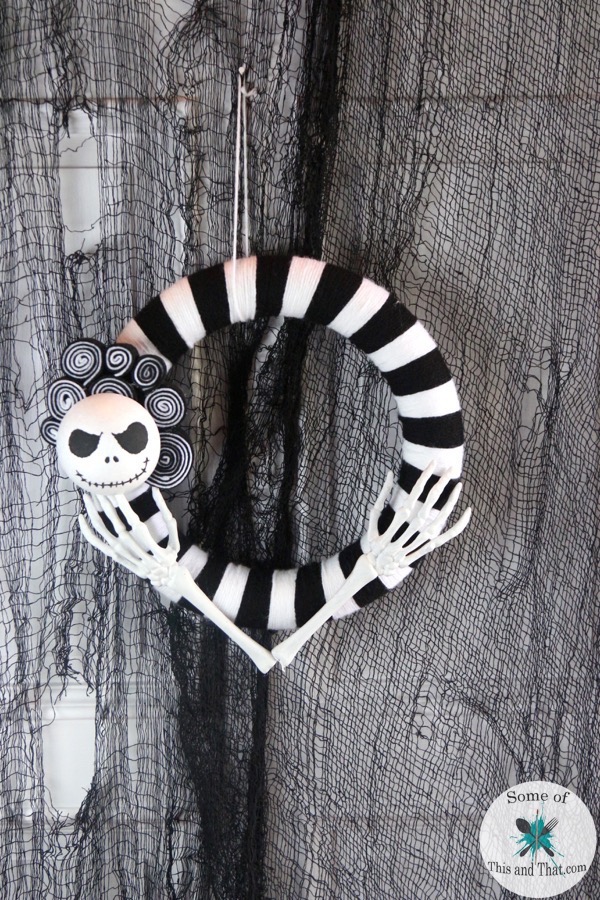 Jack Skellington Halloween Wreath