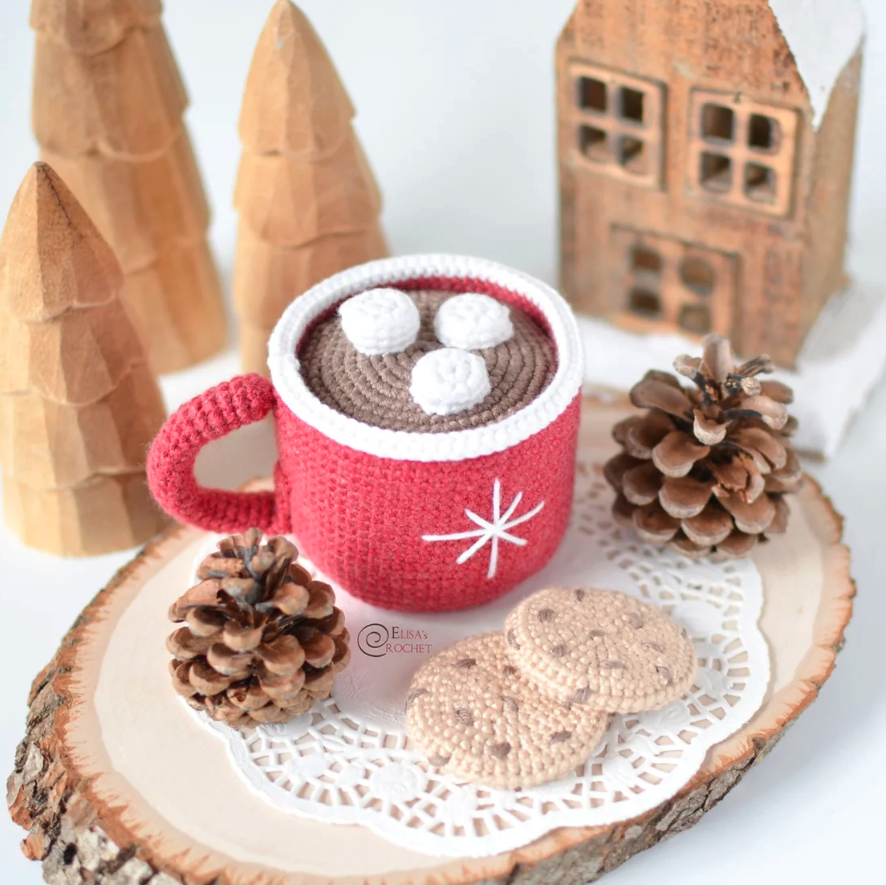 Amigurumi Crochet Mug Hot Chocolate Pattern