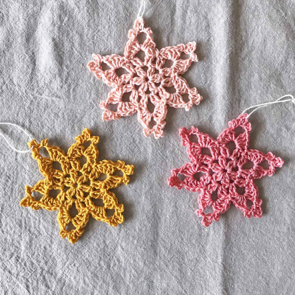 Christmas Snowflake Crochet Ornaments