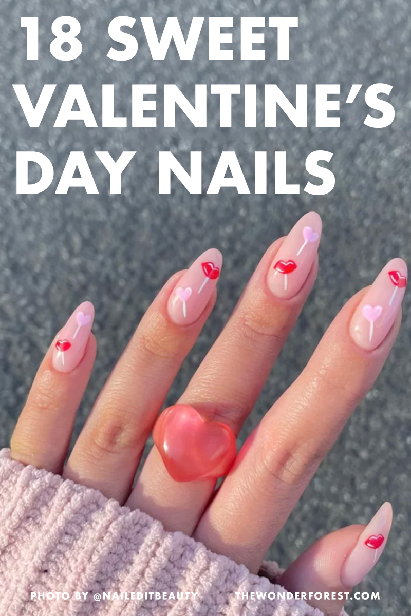 18 Sweet Valentine’s Day Nails You Gotta Try