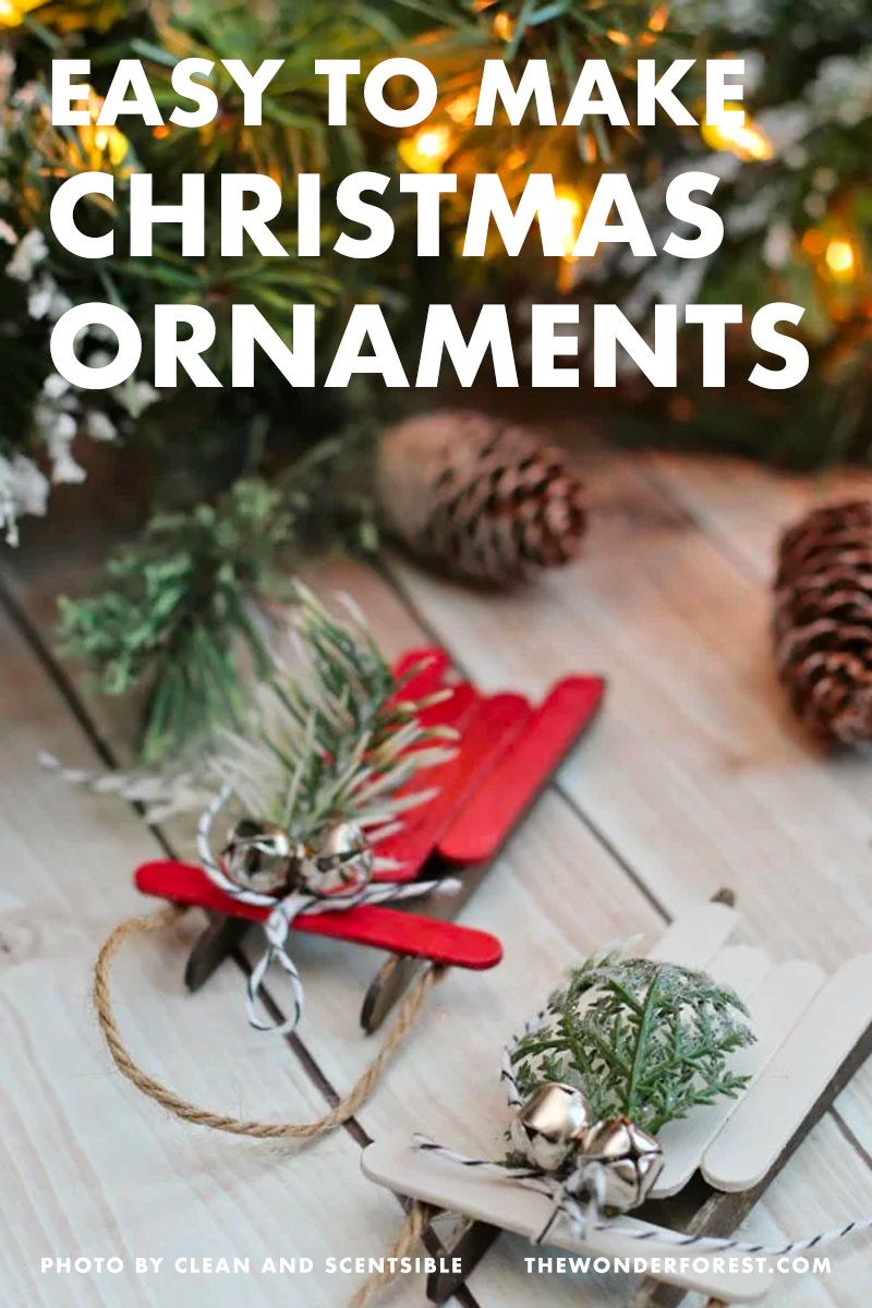 15 Easy to Make Christmas Ornament Ideas