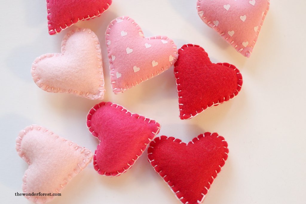 Easy DIY Heart Garland for Valentine's Day - Wonder Forest