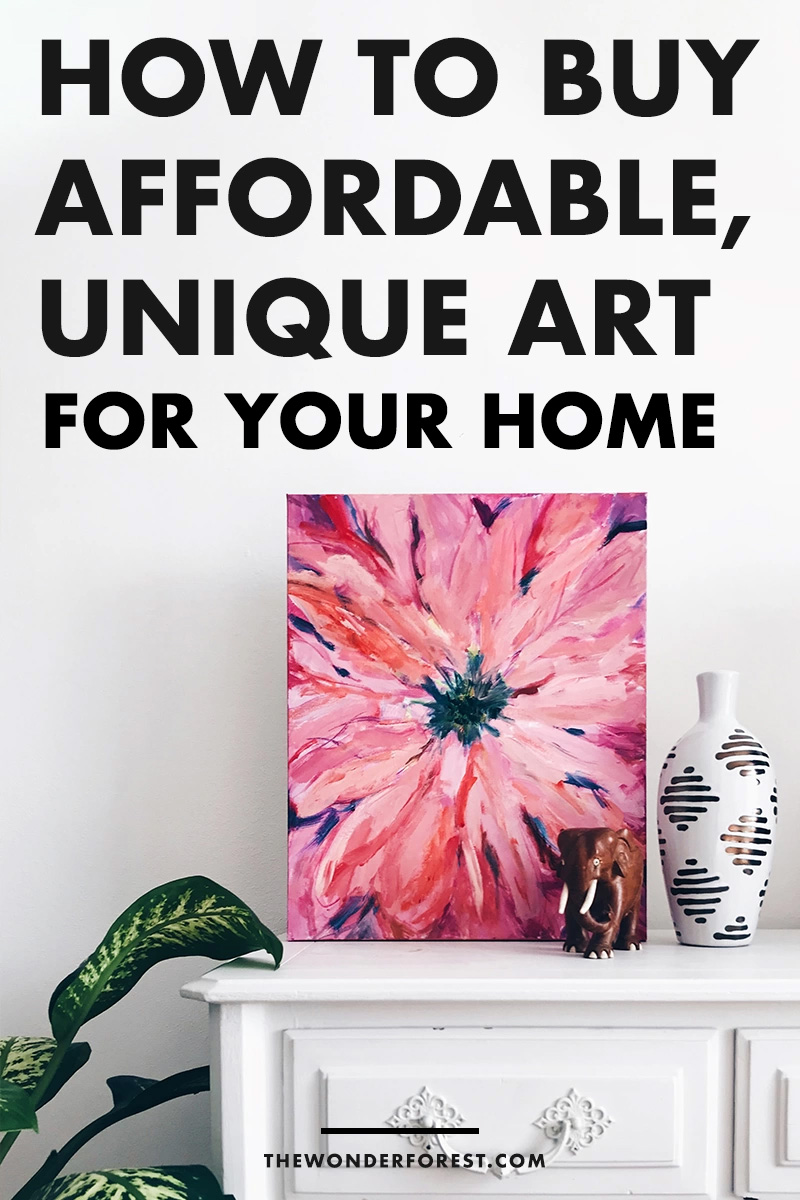 How to buy unique, affordable art for your home