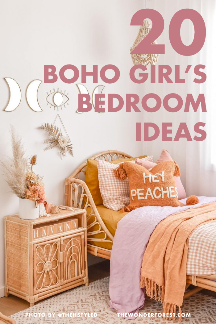 20 Boho Girl's Bedroom Ideas - Wonder Forest