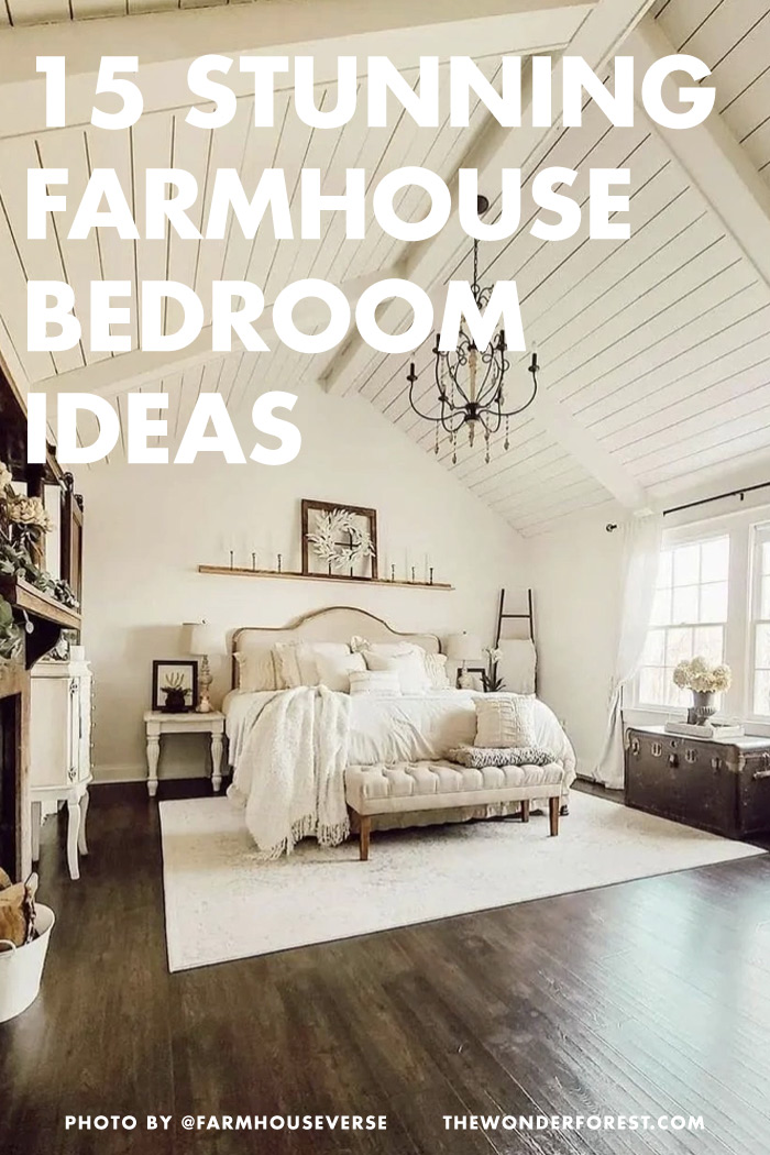 15 Stunning Farmhouse Bedroom Ideas