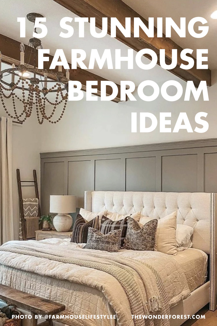 15 Stunning Farmhouse Bedroom Ideas