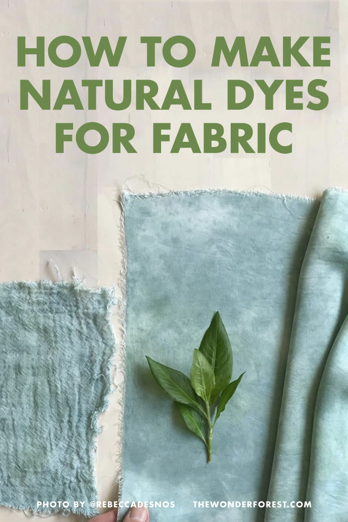 How to make natural dyes