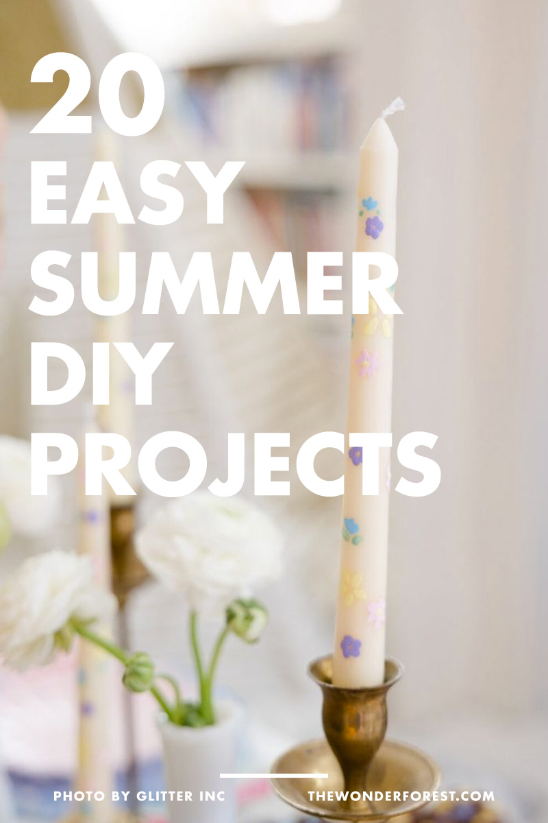 20 Easy Summer DIY Crafts