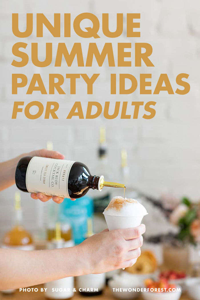 Unique Summer Party Ideas for Adults