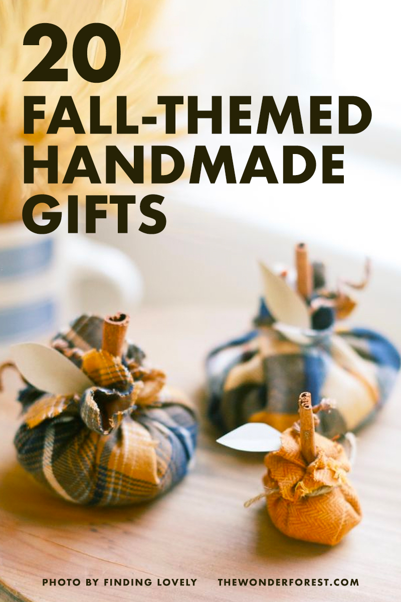 20 Fall-Themed Handmade Gifts
