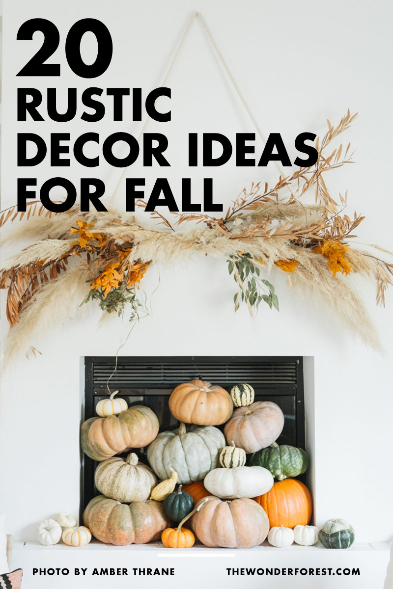 20 Easy Rustic Fall Decor Ideas