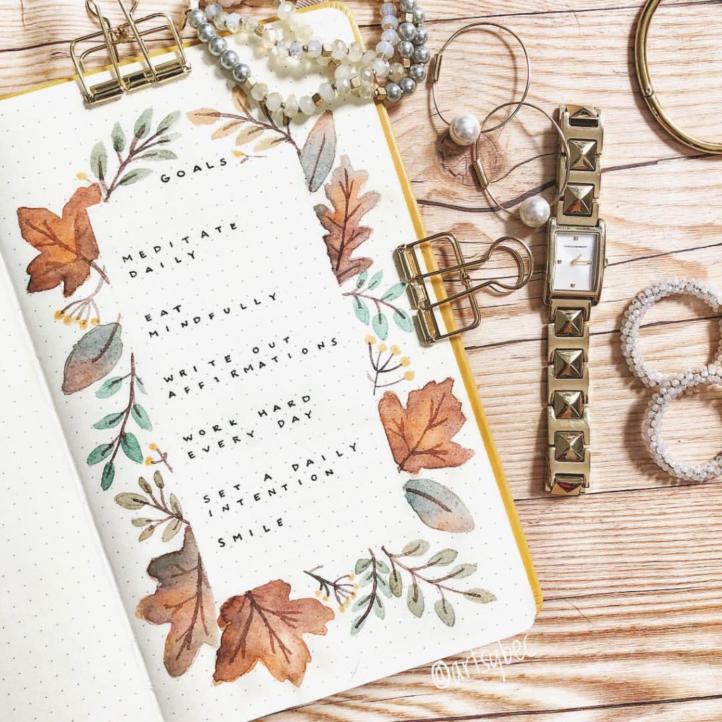 Everything You Need For Your Fall Bullet Journal Inspiration