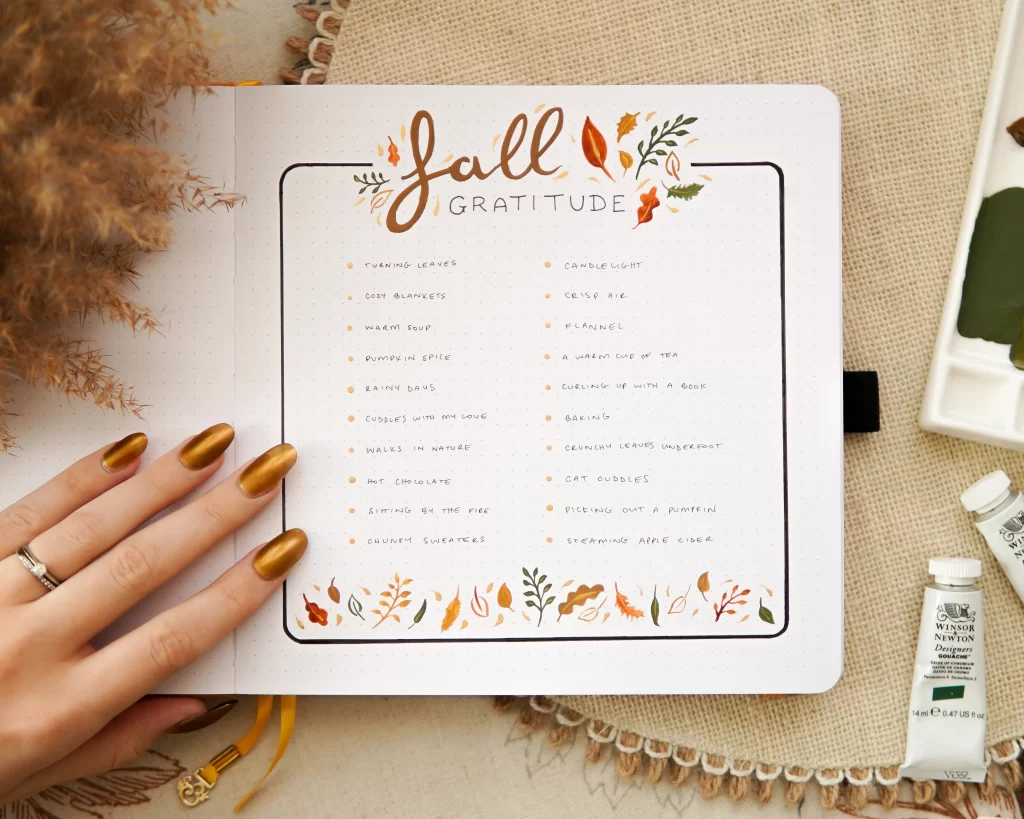 Everything You Need For Your Fall Bullet Journal Inspiration