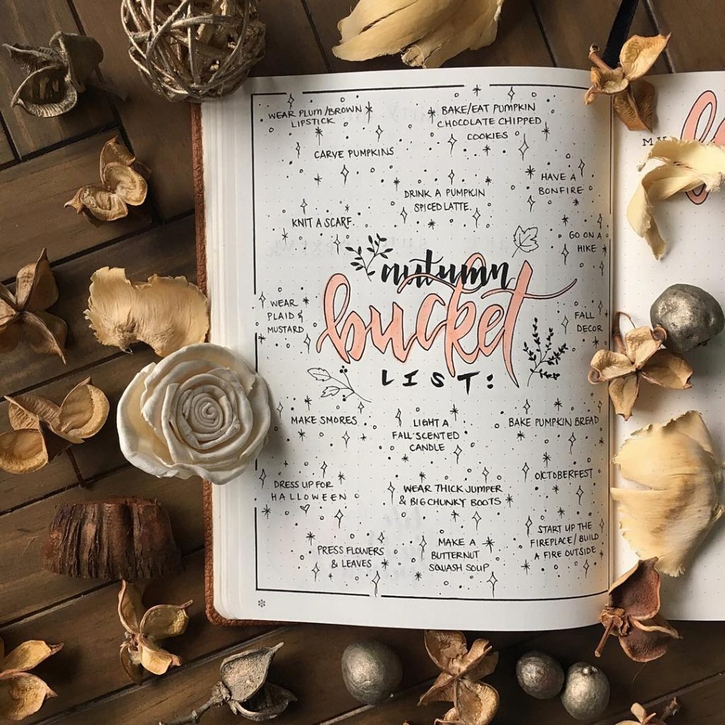 Everything You Need For Your Fall Bullet Journal Inspiration