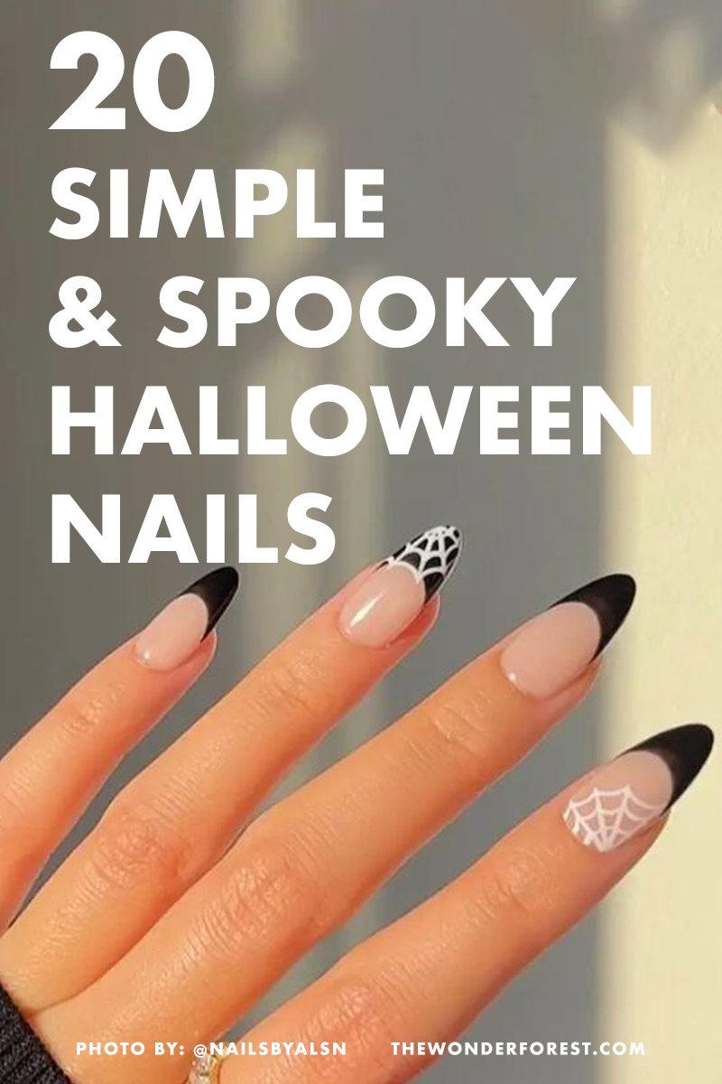 20 Simple and Spooky Halloween Nail Ideas