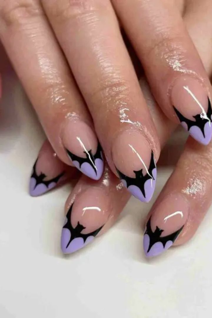 5 Last-Minute Halloween Nail Art Designs Using Toothpicks! - YouTube