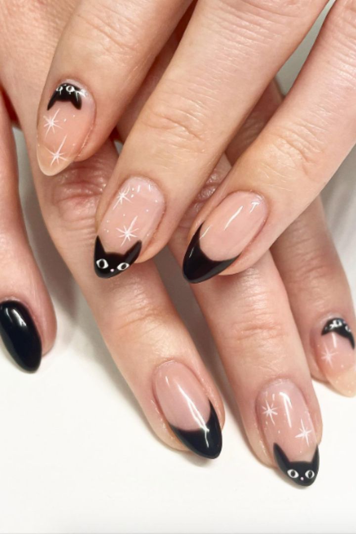 20 uñas de Halloween simples y espeluznantes