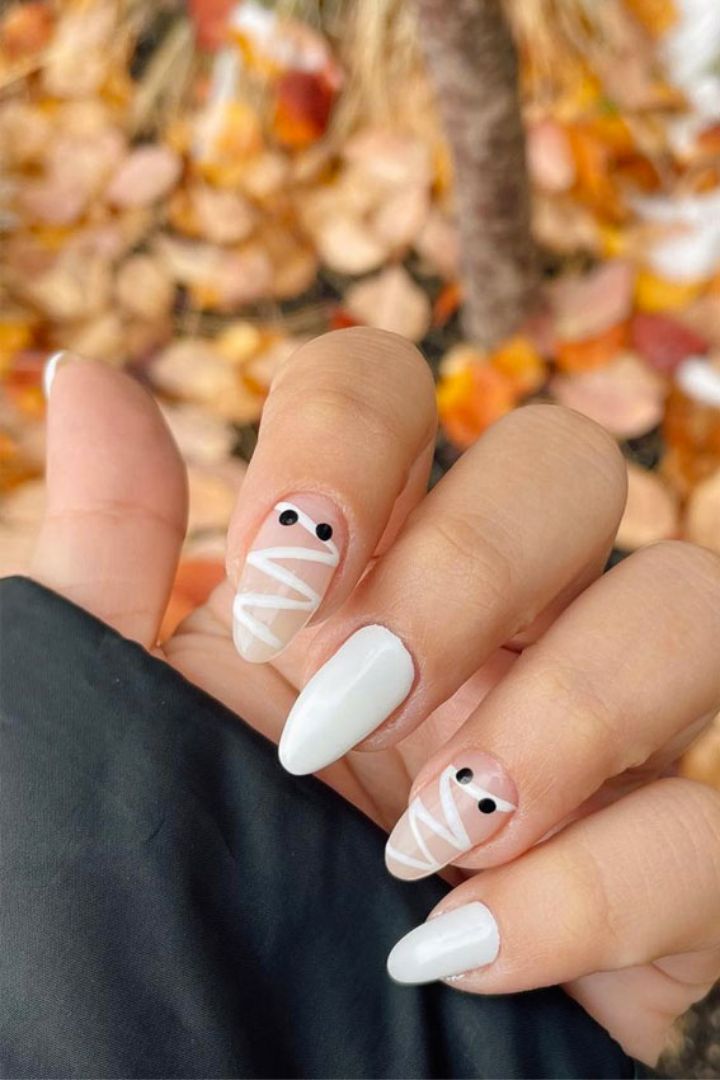 20 uñas de Halloween simples y espeluznantes