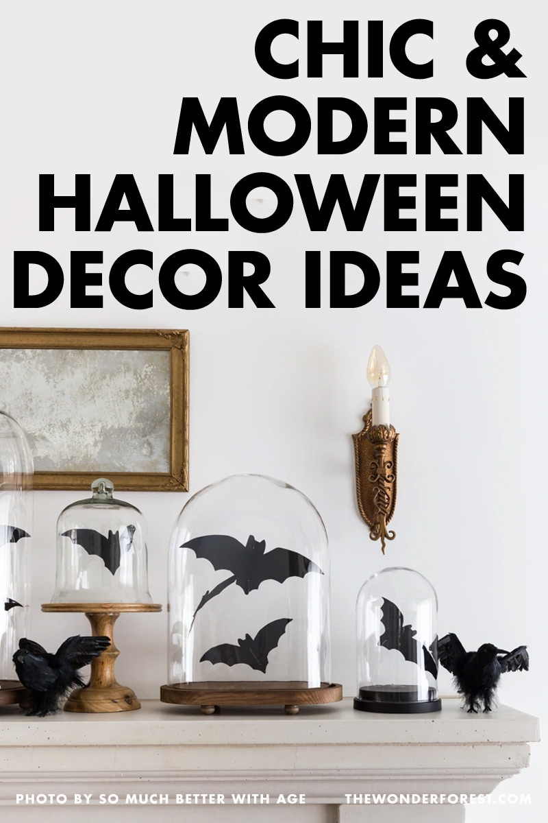 Chic and Modern Halloween Decor Ideas