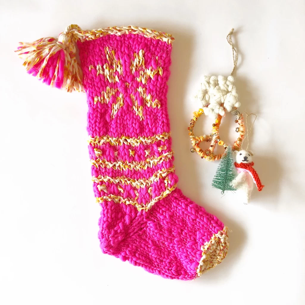 25 Knitted Christmas Stocking Patterns