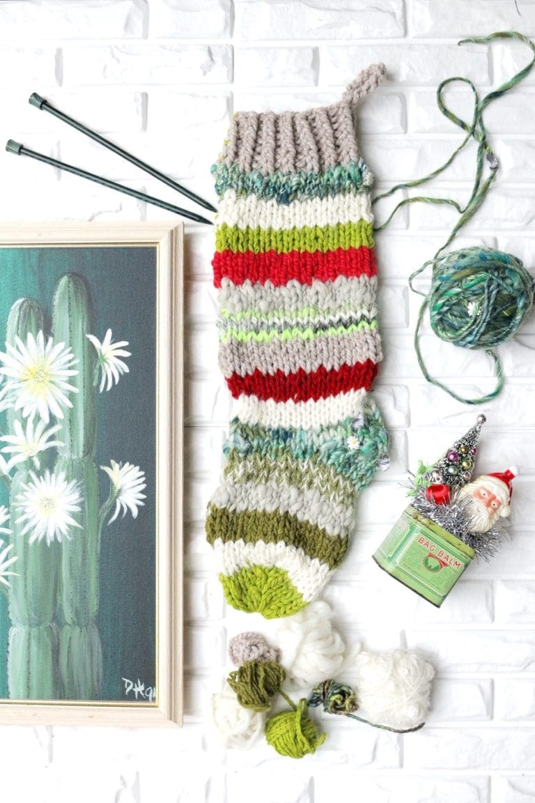 25 Knitted Christmas Stocking Patterns