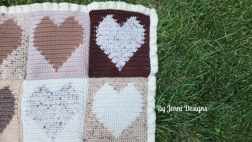 Heart Granny Square Free Pattern