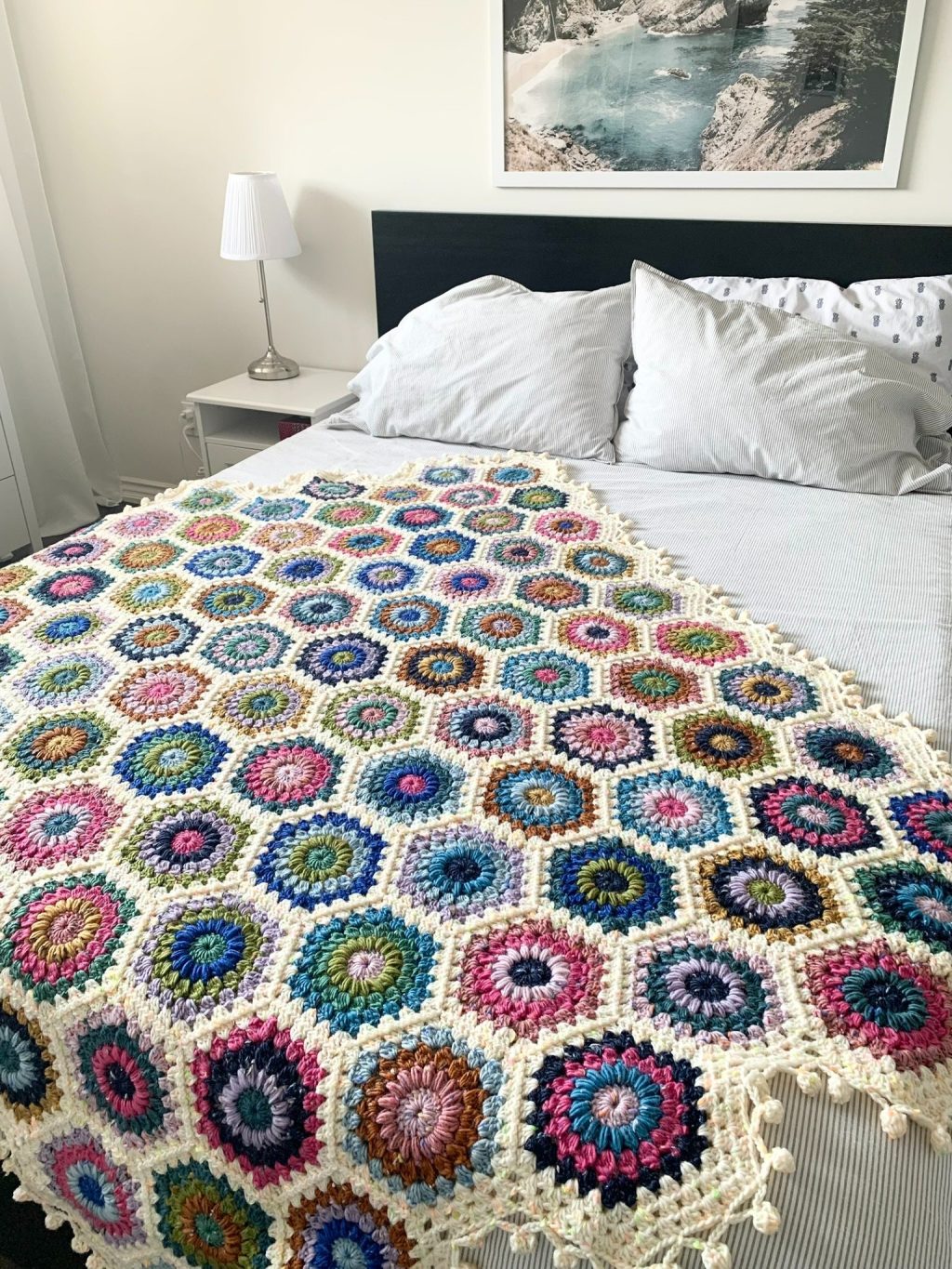 hygge granny square hexagon