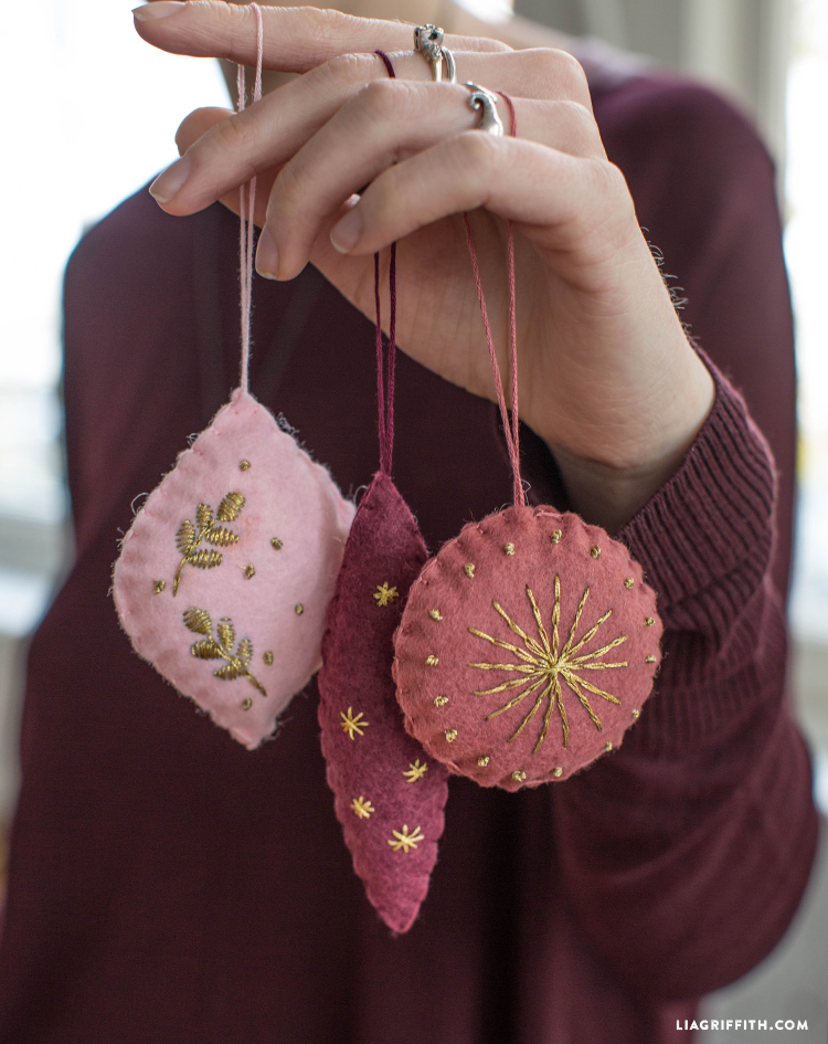 DIY Sewn Christmas Ornaments